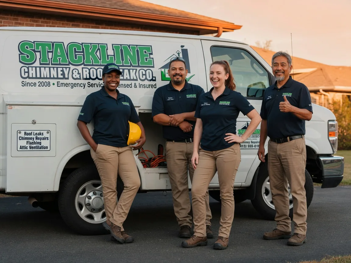 Chimney flashing repair company in Calabash, NC